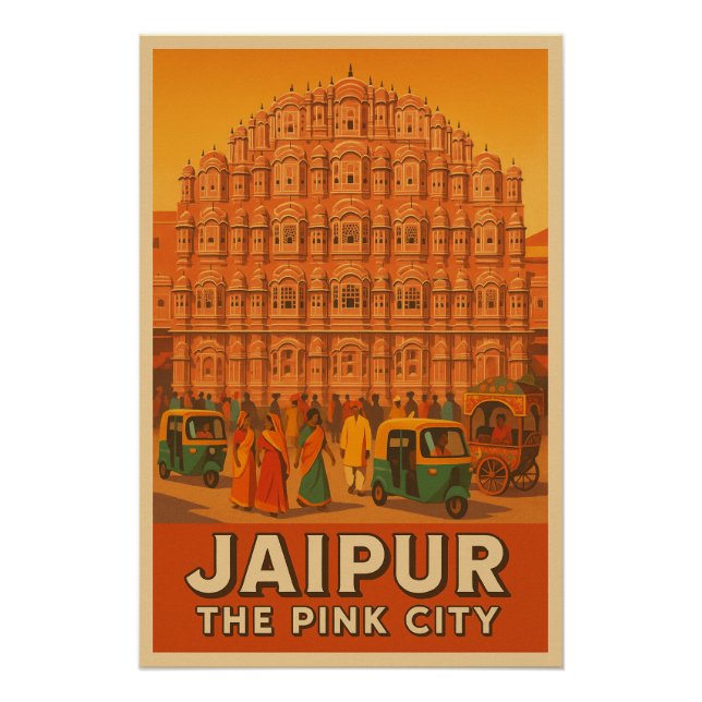 Pôster Jaipur - A Cidade Rosa (Frente)