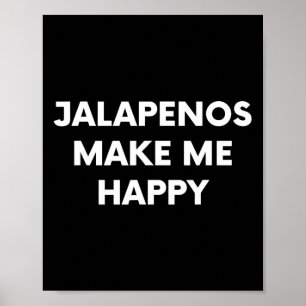 Poster Jalapenos Engraçado Cinco De Mayo Humor Comida Mex