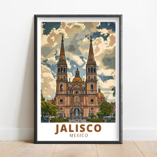 Poster Jalisco Wall Art - Jalisco Mexico Wall Art - Gua