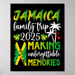 Poster Jamaica Family Trip 2025 Memories Jamaica V