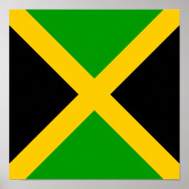 Poster Jamaica Flag Jamaican Country Home Ethnicity