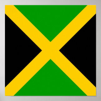 Poster Jamaica Flag Jamaican Country Home Ethnicity