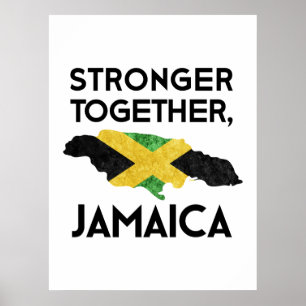 Poster Jamaica Forte – Unidos Após o Furacão