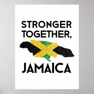 Poster Jamaica Forte – Unidos Após o Furacão
