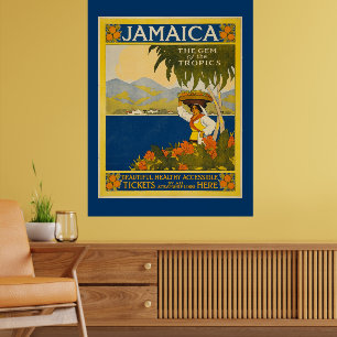 Poster Jamaica - Joia dos Trópicos,
