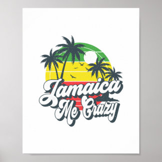 Poster Jamaica Me Crazy Viagem em Cruzeiros Jamaicana Gru