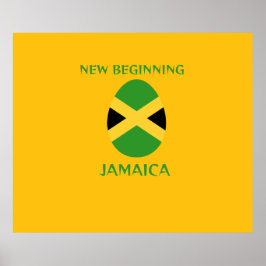 Poster Jamaica new beginning
