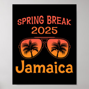 Poster Jamaica Spring Break 2025 Family Vacation Beach Vi