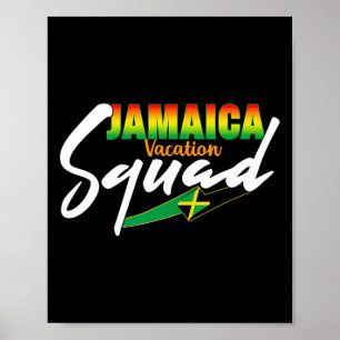 Poster Jamaica Vacation Squad 2025 Matching Group Family
