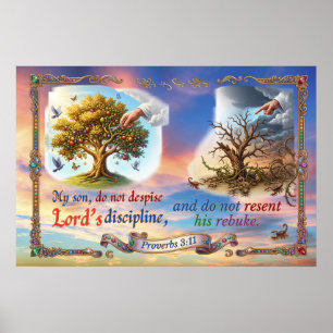 Poster Jamais Despreze a Disciplina do Senhor