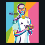 Poster Jamal Musiala Wpap Pop Art<br><div class="desc">Jamal Musiala wpap pop art</div>