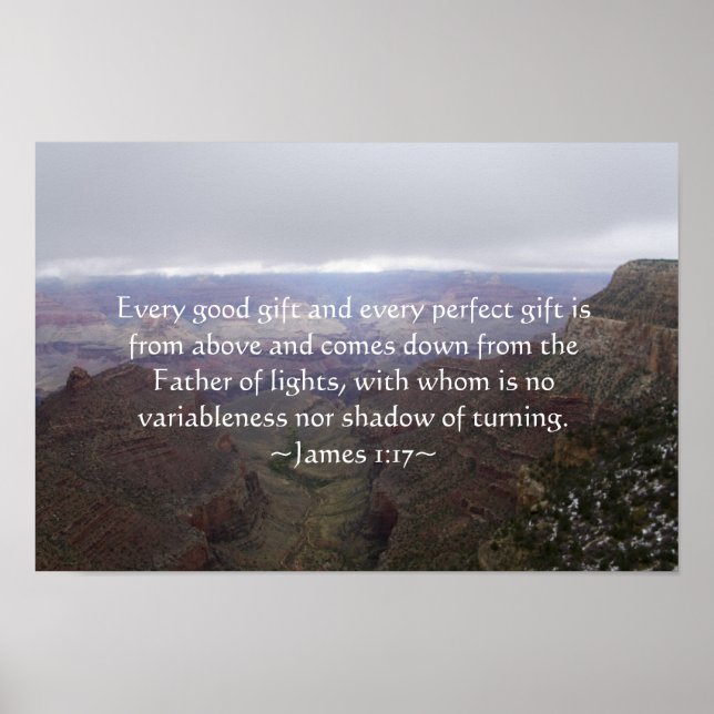 Poster James 1:17 (Frente)