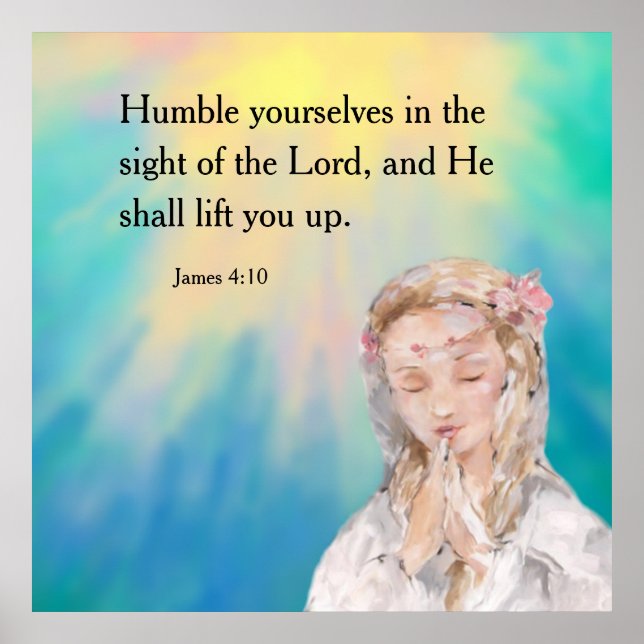 Poster James 4:10 (Frente)