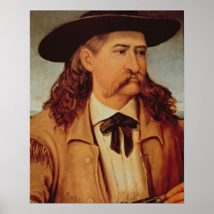 Poster James Butler 'Wild Bill' Hickok (1837-76) 1874 (oi