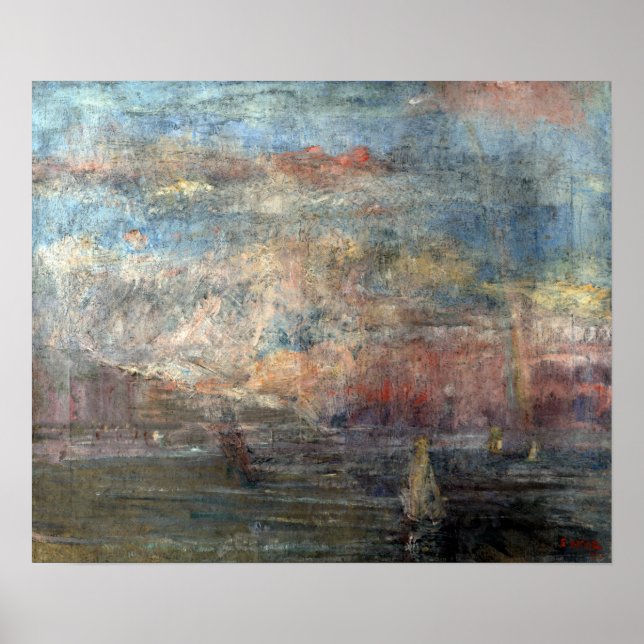 Poster James Ensor Após a Tempestade (Frente)