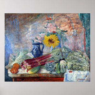 Poster James Ensor Flores e Vegetais