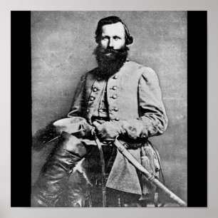 Pôster James Ewell Brown Stuart por volta de 1833-1864