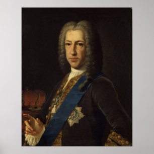 Poster James Francis Edward Stuart por Anton Raphael Meng