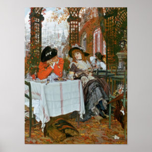 Poster James Jacques Joseph Tissot A Luncheon