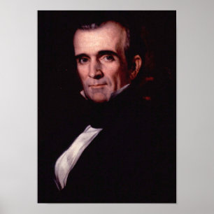 Pôster James K. Polk 11 presidente dos EUA
