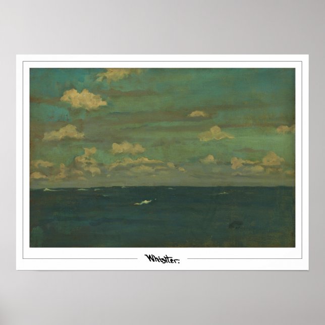 Poster James McNeill Whistler Cartaz de Arte Zedign #256- (Frente)