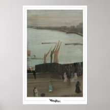 James McNeill Whistler Zedign Cartaz de Arte #441-