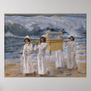 Pôster James Tissot - A Arca Passa Sobre A Jordânia