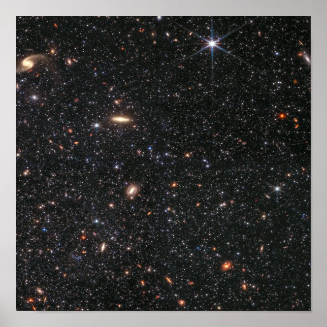 Poster James Webb Telescope Dwarf Galaxy (Frente)