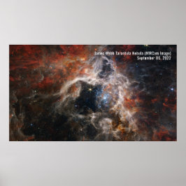 Poster James Webb Telescópio Espacial Tarantula Nebula NI