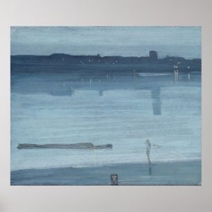 Poster James Whistler - Noturno: Chelsea