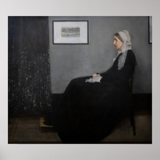 Poster James Whistler - Portrait of the Artist's Mother (Frente)