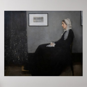 Poster James Whistler - Portrait of the Artist's Mother
