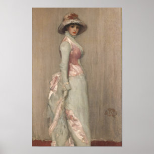 Poster James Whistler - Retrato de Lady Meux