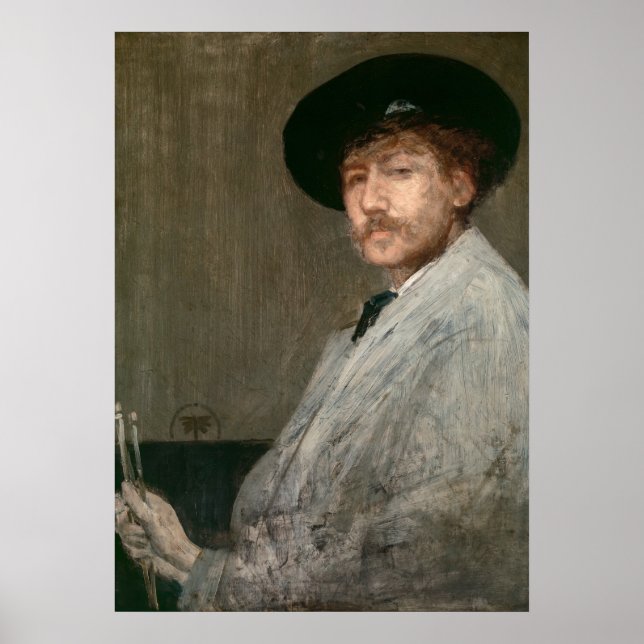 Poster James Whistler - Retrato do Pintor (Frente)