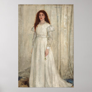 Poster James Whistler - Sinfonia em branco nº 1