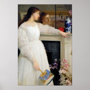 Poster James Whistler - Sinfonia em Branco nº 2