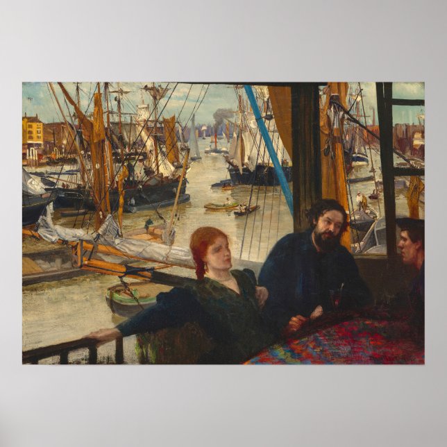 Poster James Whistler - Wapping (Frente)