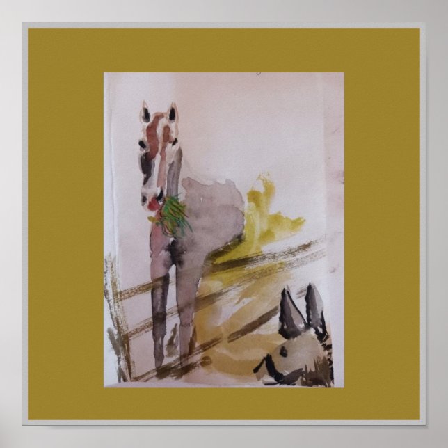 Poster Jamie Baby Racecavalo mare encontra Penelope (Frente)