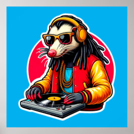 POSTER JAMMING-OPOSSUM DJ 2