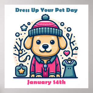 Poster Jan 14 - Vestir Seu Dia De Pet