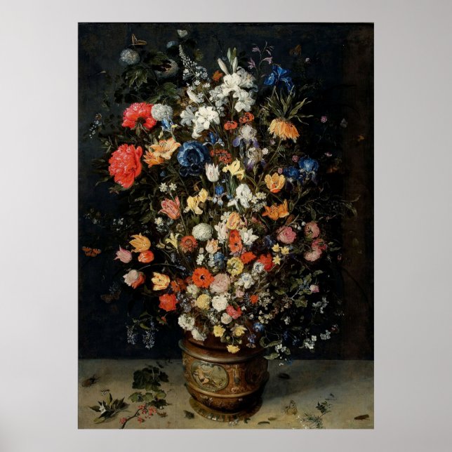 Poster jan brueghel the elder Flower Bouquet (Frente)