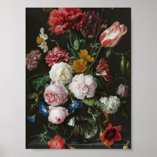 Poster Jan Davidsz. De Heem - A Vida Estática Com Flores