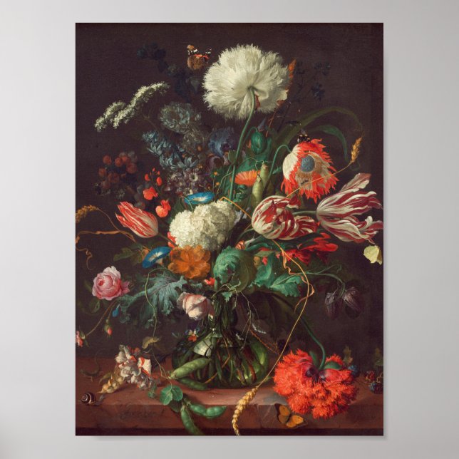 Poster Jan Davidsz De Heem - Vase Das Flores (Frente)