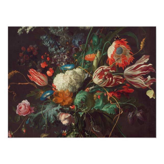 Pôster Jan Davidsz De Heem - Vase Das Flores (Frente)