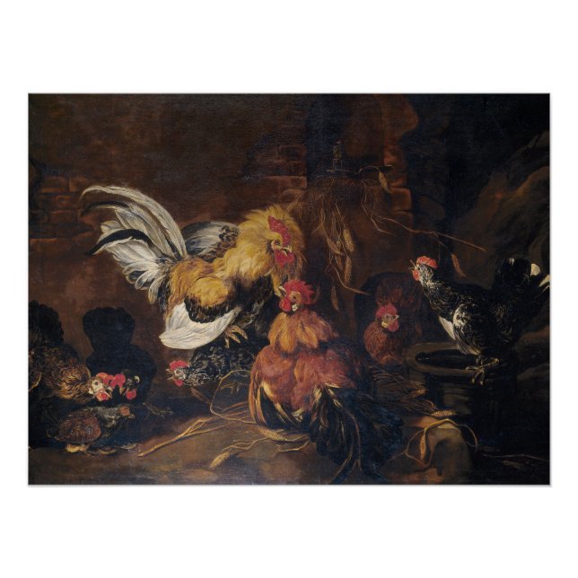 Pôster Jan Fyt Cockwar (Frente)