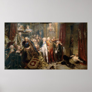 Pôster Jan Matejko Rejtan, ou a queda do Polônia