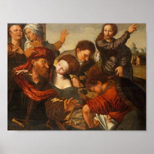 Poster Jan Sanders van Hemessen - A chamada de Matthew