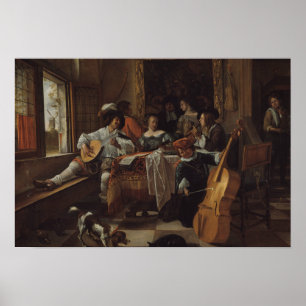 Poster Jan Steen - O show da família