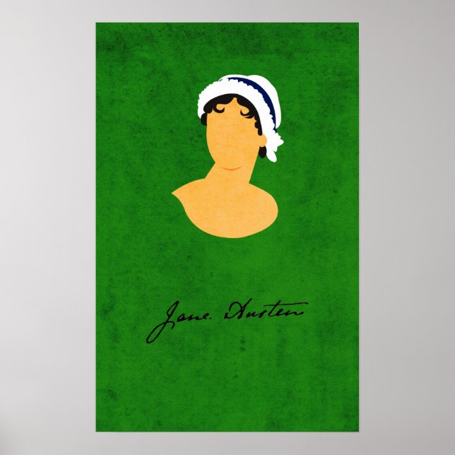 Poster Jane Austen (Frente)