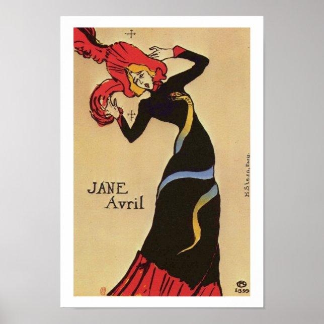 Poster Jane Avril (Frente)